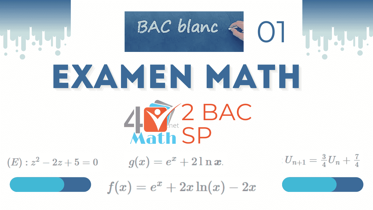 Examen National Math Bac 2 Science Physique