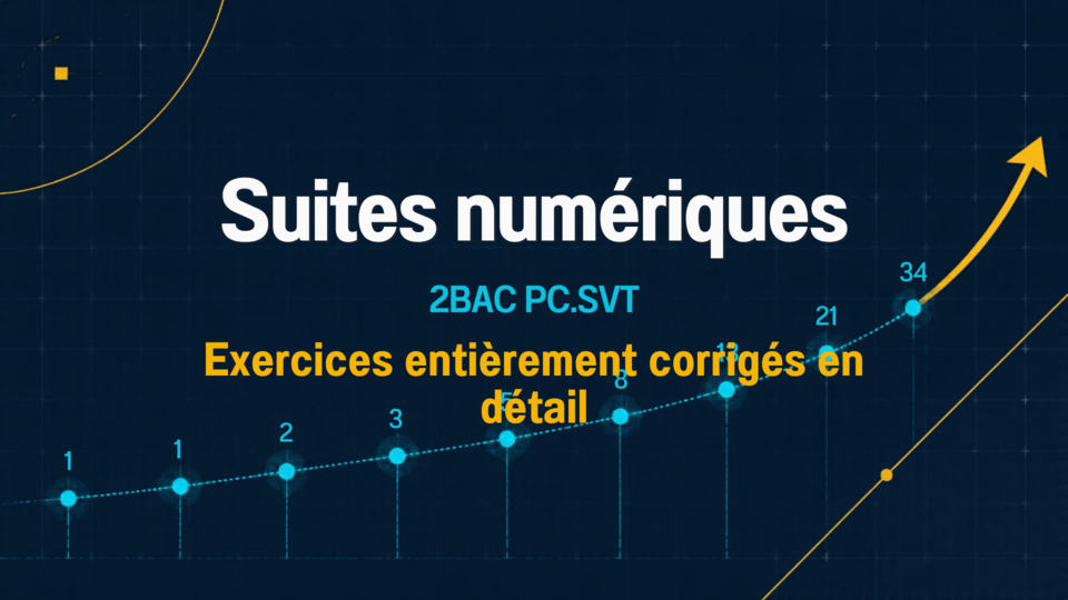 Suites Numériques exercices 2BAC