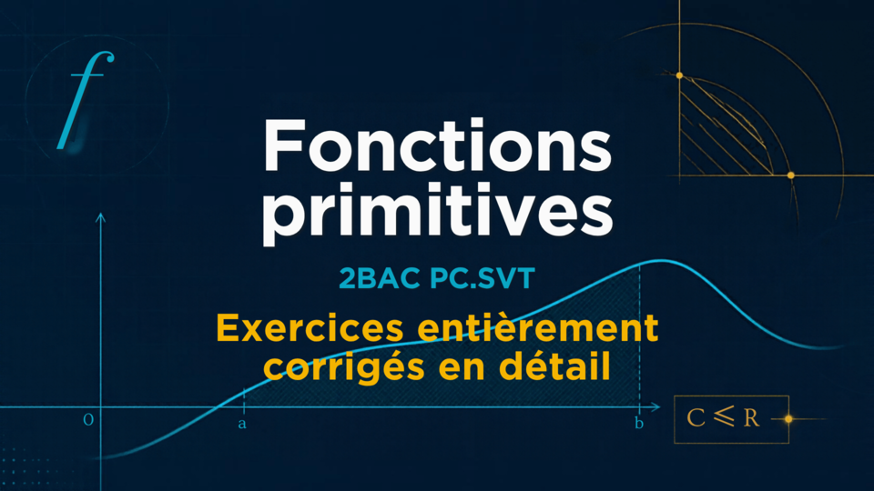 Fonctions Primitives exercices 2BAC