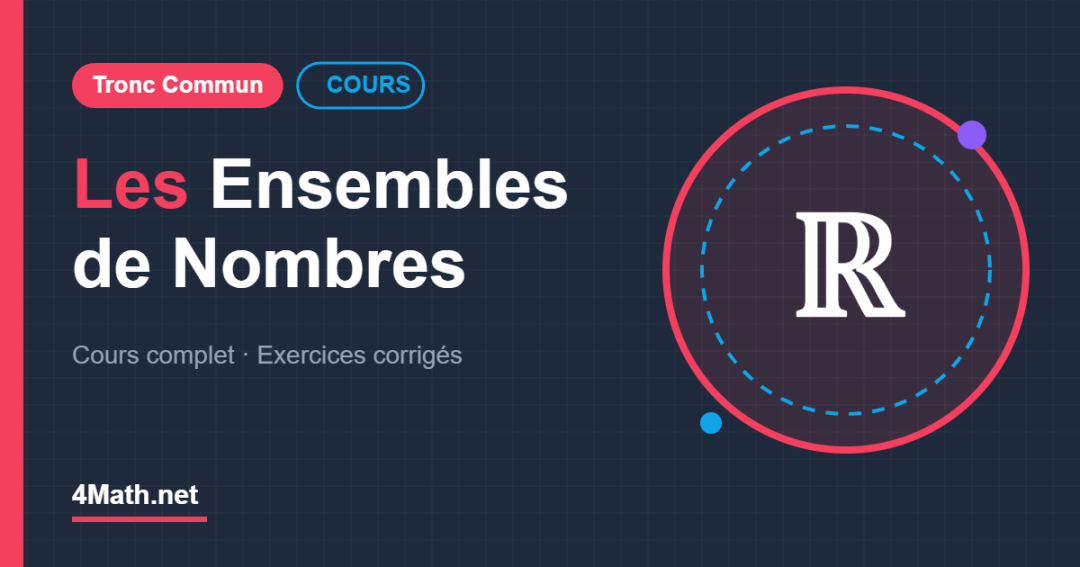 Cours Les ensembles de nombres Tronc Commun